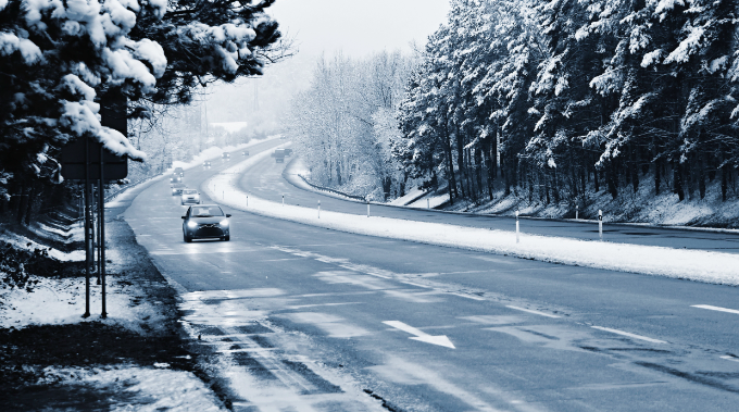 Farligaste vägarna under jul- och nyårshelgen